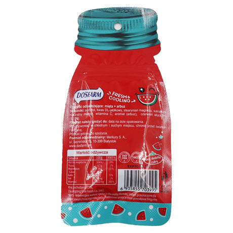 DOSFARM Drażetki odświeżające Mięta i Arbuz z witaminą C 15 g - Witaminy i minerały - Sklep Fit-Land - Sklep Fit-Land - Kup na www