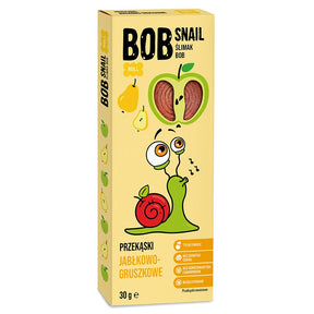 BOB SNAIL Rollsy owocowe Jabłko Gruszka 30 g - Przekąski owocowe - Bob Snail - Sklep Fit-Land - Kup na www