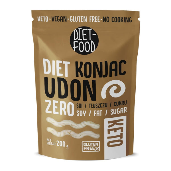 DIET FOOD Makaron Shirataki Konjac Udon 270 g - Makarony konjac - DIET FOOD - Sklep Fit-Land - Kup na www