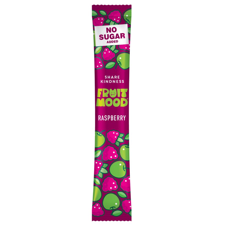 FRUIT MOOD Batonik owocowy Malina bez dodatku cukru 10 g - Batony owocowe - FRUIT MOOD - Sklep Fit-Land - Kup na www