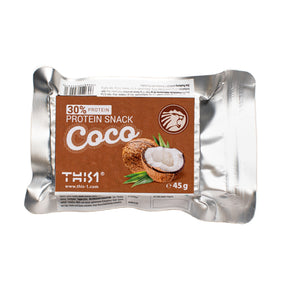 Baton proteinowy orzechowy o smaku kokosowym 45 g - Batony proteinowe - THIS-1 - Sklep Fit-Land - Kup na www