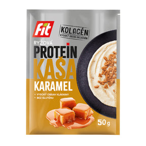 Fit Kaszka Proteinowa Ryżowa Karmelowa 50 g - Kaszki proteinowe - Fit - Sklep Fit-Land - Kup na www