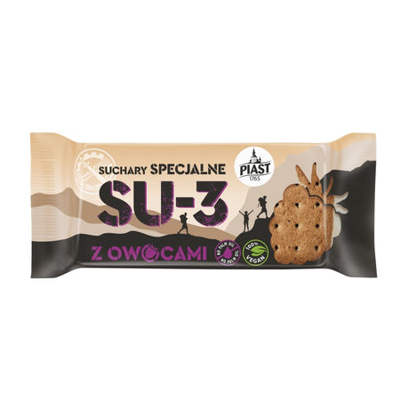 Piast Suchary Specjalne SU-3 z owocami 70 g - Ciastka i wafelki - Sklep Fit-Land - Sklep Fit-Land - Kup na www