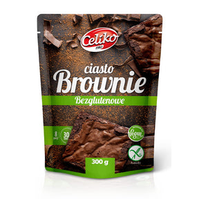 Celiko Ciasto Brownie 300 g bezglutenowe - Mieszanki do pieczenia - Celiko - Sklep Fit-Land - Kup na www