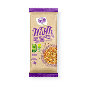 ZPC BOX Chrupiące ciasteczka jaglane Siemie Lniane, Sezam, Słonecznik 120 g - Ciasteczka - ZPC BOX - Sklep Fit-Land - Kup na www