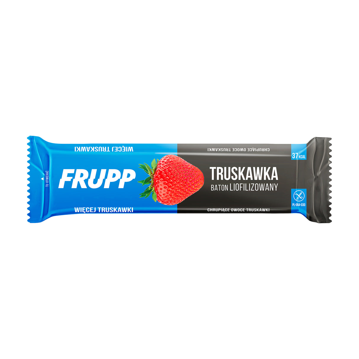 FRUPP Baton liofilizowany Truskawka 10 g - Baton owocowy - Sklep Fit-Land - Sklep Fit-Land - Kup na www