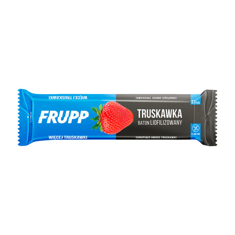 FRUPP Baton liofilizowany Truskawka 10 g - Baton owocowy - Sklep Fit-Land - Sklep Fit-Land - Kup na www