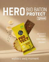 DIET FOOD Bio Wegański Batonik PROTECT Banan z baobabem 35 g - Batony owocowe - PPHU MIPAMA E