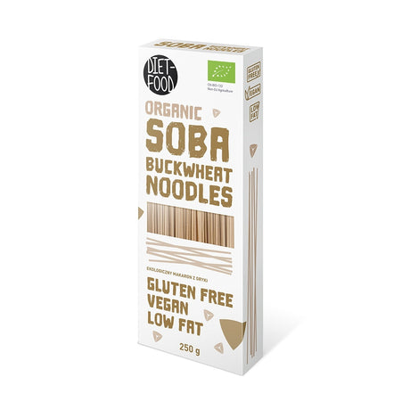 DIET FOOD Bio Makaron Gryczany Soba 250 g - Makarony - PPHU MIPAMA E