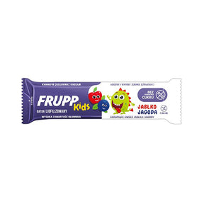 FRUPP KIDS Baton liofilizowany Jabłko, Jagoda 9 g - Batony liofilizowane - FRUPP - Sklep Fit-Land - Kup na www