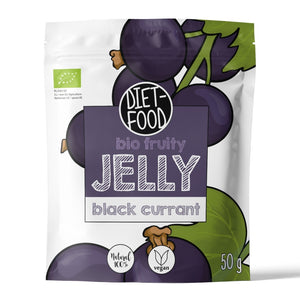 DIET FOOD Bio Żelki Owocowe Czarna Porzeczka 50 g