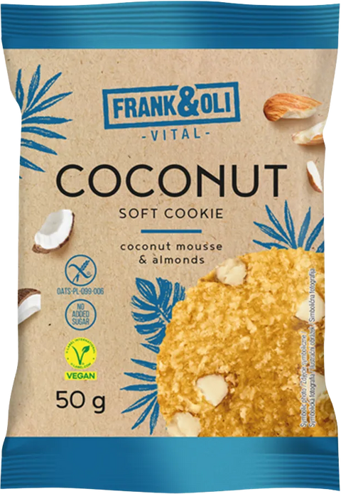 Frank&Oli Ciasteczko kokosowe z Migdałami 50 g