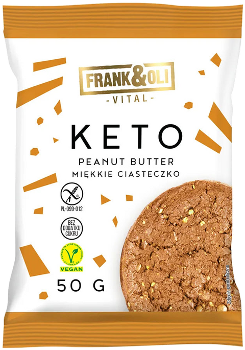 Frank&Oli Ciasteczko KETO Peanut Butter 50 g