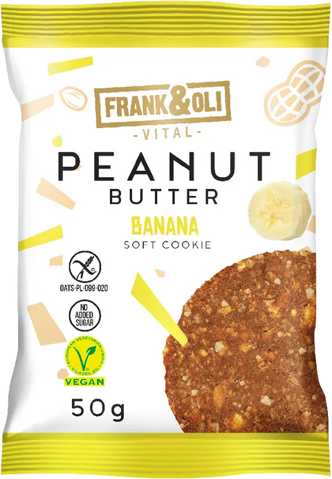 Frank&Oli Ciasteczko Peanut Butter i Banan 50 g