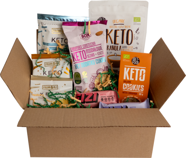 Keto BOX — zestaw przekąsek ketogenicznych