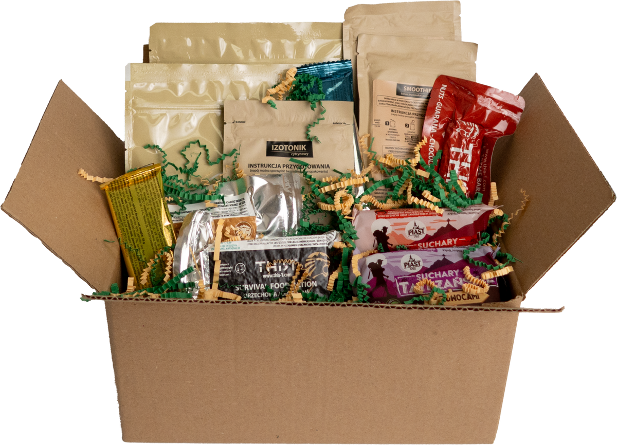 Outdoor BOX - zestaw przekąsek outdoorowych