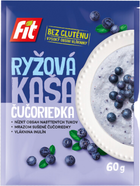 Fit Kaszka ryżowa jagodowa 60 g