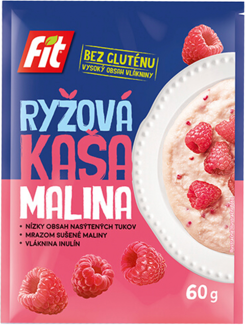 Fit Kaszka ryżowa malinowa 60 g