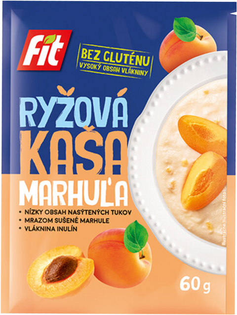 Fit Kaszka ryżowa morelowa 60 g