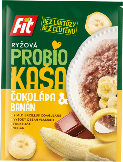 Fit Kaszka ryżowa czekolada i banan z probiotykiem 52 g