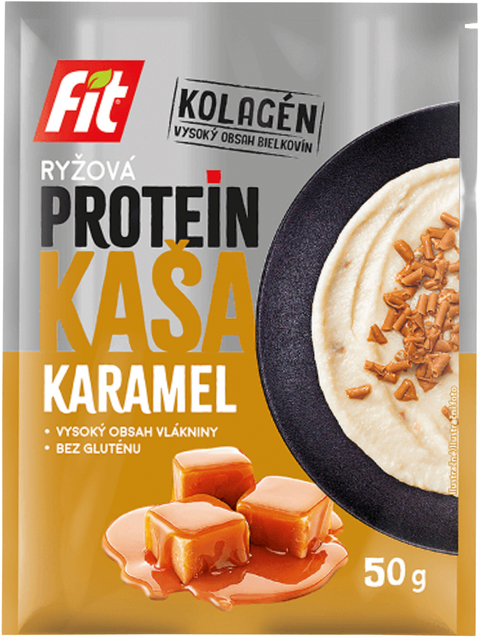 Fit Kaszka Proteinowa Ryżowa Karmelowa 50 g