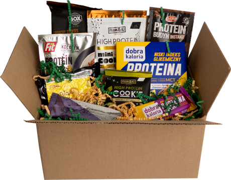 Protein BOX — zestaw przekąsek o wysokiej zawartości białka