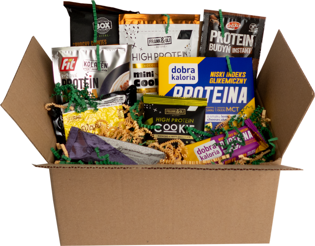 Protein BOX — zestaw przekąsek o wysokiej zawartości białka