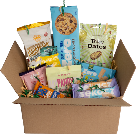 Sugar Free BOX — zestaw słodkich przekąsek bez cukru