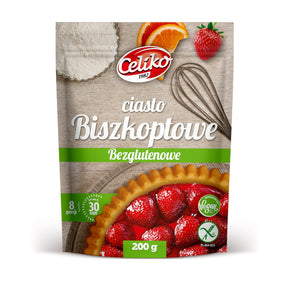 Celiko Ciasto biszkoptowe 200 g bezglutenowe - Mieszanki do pieczenia - Celiko - Sklep Fit-Land - Kup na www