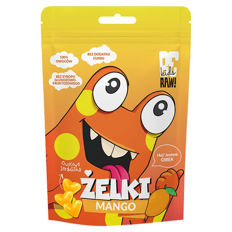 BeRAW Kids Żelki Mango owocowe serduszka 35 g - Żelki - Purella Sp