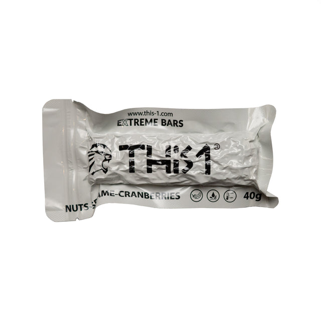 THIS-1 Baton energetyczny Sezam i Żurawina 40 g - Batony energetyczne - THIS-1 - Sklep Fit-Land - Kup na www.fit-land.eu
