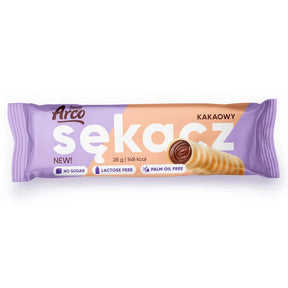 Sękacz Arco Sweets kakaowy bez dodatku cukru, bez laktozy 28 g - Sękacze - Arco Sweets - Sklep Fit-Land - Kup na www