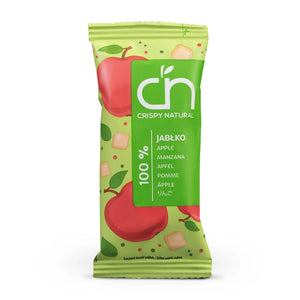 CRISPY NATURAL Jabłko 100% - Suszone kostki jabłek