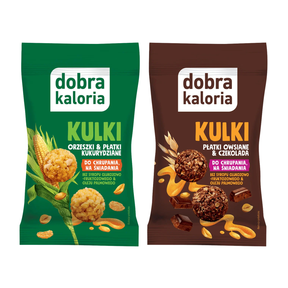 Dobra Kaloria Kulki śniadaniowe MIX smaków 2 szt