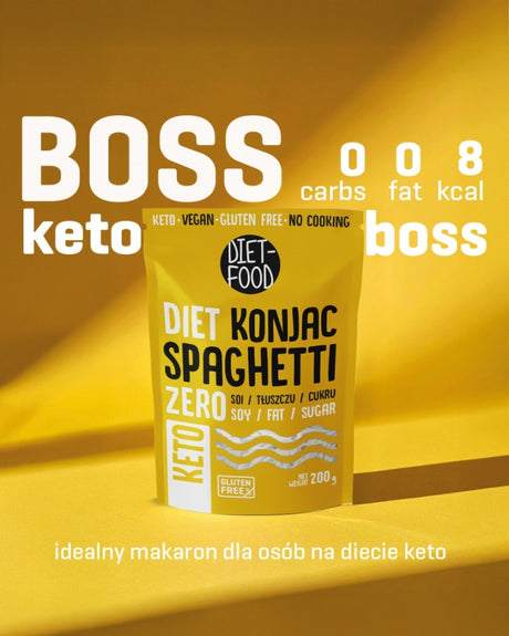 DIET FOOD Makaron Shirataki Konjac Spaghetti 270 g - Makarony - Sklep Fit-Land - Sklep Fit-Land - Kup na www