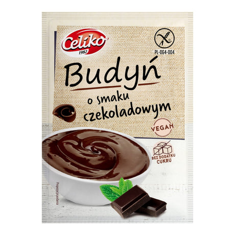 Celiko Budyń o smaku czekoladowym 40 g bezglutenowy - - Celiko - Sklep Fit-Land - Kup na www