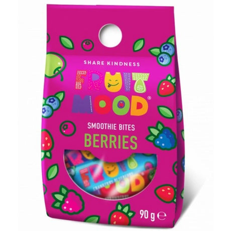 FRUIT MOOD Mini batoniki owocowe Smoothie Bites BERRIES 90 g - Mini batoniki - Sergio LLC - Sklep Fit-Land - Kup na www