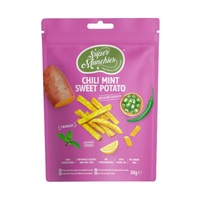 Super Munchies Chipsy Vacuum Cooked Batat Chili Mięta 30 g - Chipsy warzywne - Super Munchies - Sklep Fit-Land - Kup na www