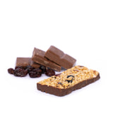 Baton proteinowy ze śliwką i żurawiną w polewie kakaowej 35 g - Baton proteinowy - Fit-Land - Sklep Fit-Land - Kup na www