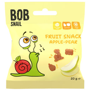 BOB SNAIL Żelki owocowe Jabłko Gruszka 20 g - Żelki - Bob Snail - Sklep Fit-Land - Kup na www