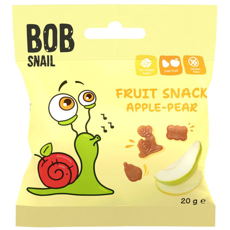 BOB SNAIL Żelki owocowe Jabłko Gruszka 20 g - - Bob Snail - Sklep Fit-Land - Kup na www