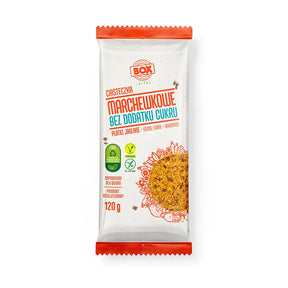 ZPC BOX Ciasteczka marchewkowe Płatki Jaglane, Siemie Lniane i Kardamon 120 g - Ciasteczka - ZPC BOX - Sklep Fit-Land - Kup na www