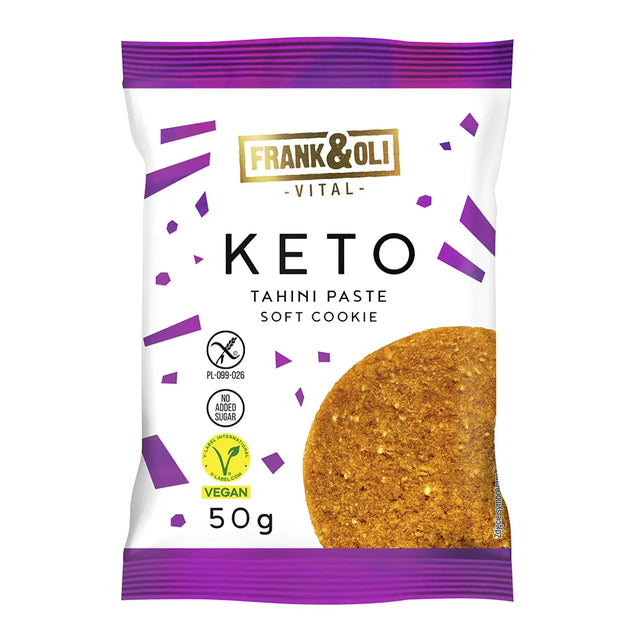 Frank&Oli Ciasteczko KETO Tahini 50 g - Ciasteczko - Frank&Oli - Sklep Fit-Land - Kup na www.fit-land.eu