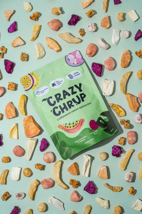 CRAZY CHRUP liofilizowane owoce egzotyczne 60 g