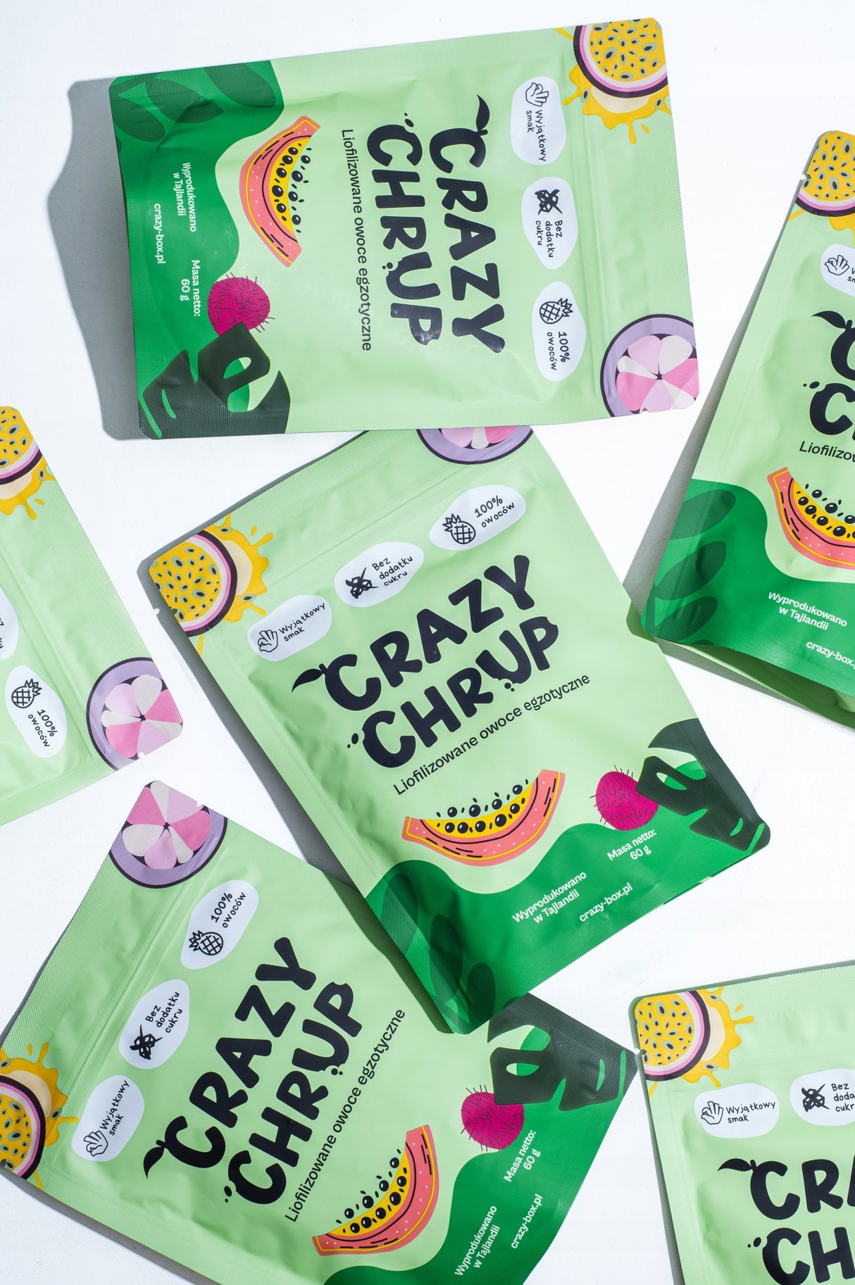 CRAZY CHRUP liofilizowane owoce egzotyczne 60 g