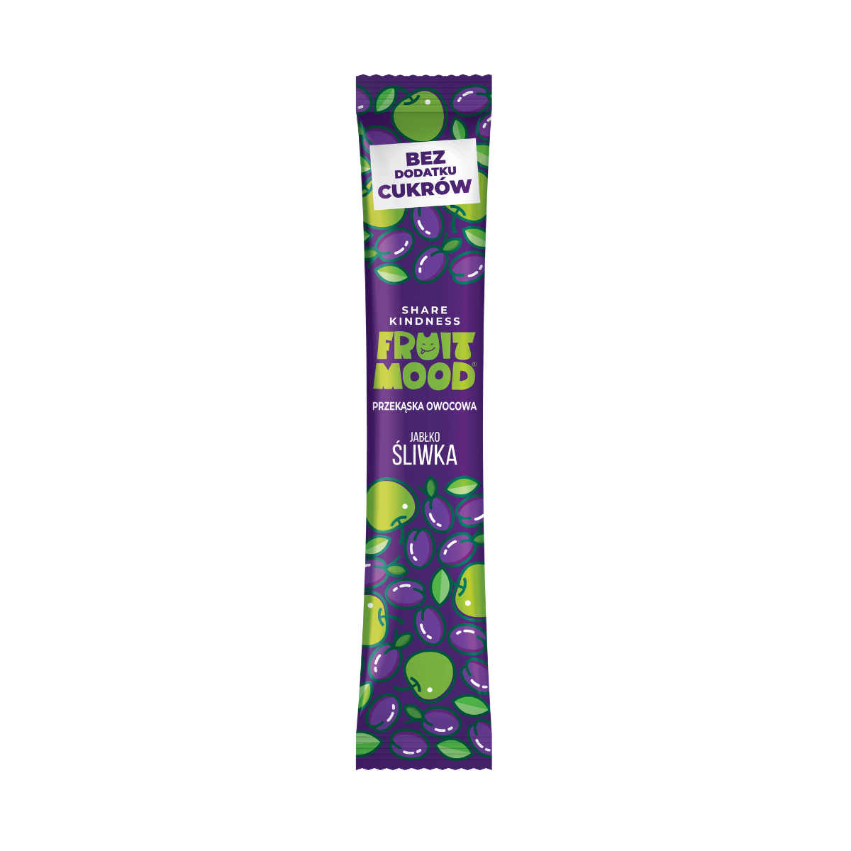 FRUIT MOOD Batonik owocowy Śliwka bez dodatku cukru 10 g - Batony owocowe - Sergio LLC - Sklep Fit-Land - Kup na www
