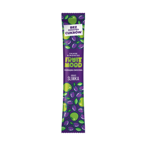 FRUIT MOOD Batonik owocowy Śliwka bez dodatku cukru 10 g - Batony owocowe - Sergio LLC - Sklep Fit-Land - Kup na www