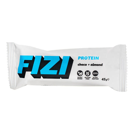 FIZI Choco Almond Baton proteinowy Czekolada i Migdał w polewie czekoladowej 45 g - Baton proteinowy - FIZI - Sklep Fit-Land - Kup na www