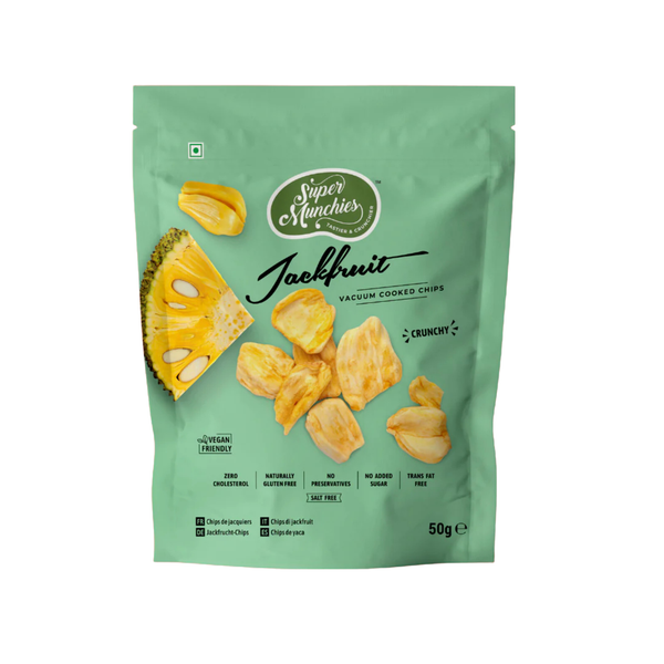Super Munchies Chipsy Vacuum Cooked Jackfruit 50 g - Chipsy owocowe - Super Munchies - Sklep Fit-Land - Kup na www