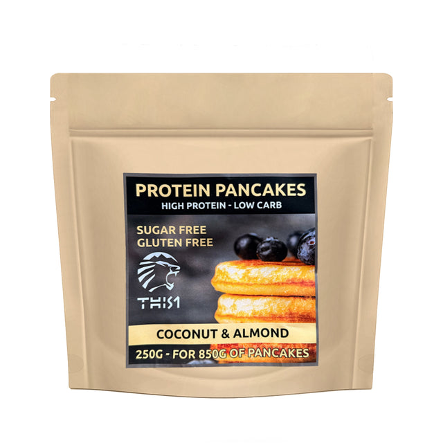 Pancakes proteinowe kokosowo-migdałowe 250 g THIS-1 - Pancakes - THIS-1 - Sklep Fit-Land - Kup na www.fit-land.eu